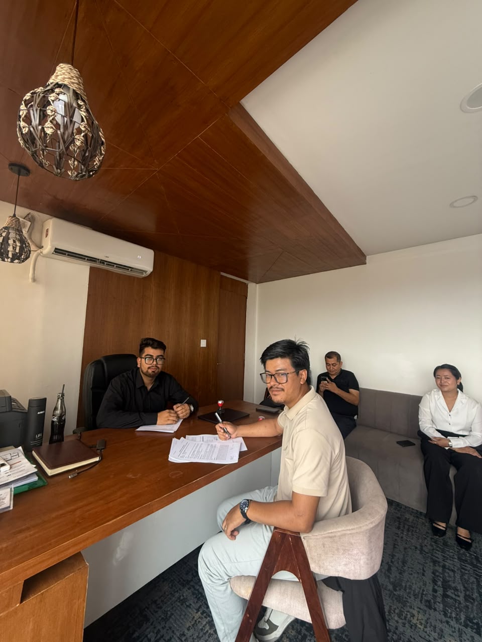 Kashyap Capital Holdings and Mach24 Orbitals signing their strategic MoU